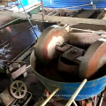 Africa 2TPH 1400mm Dia Rock Gold Chrome ore Crushing Machine Wet Pan Mill Grinding Wheel